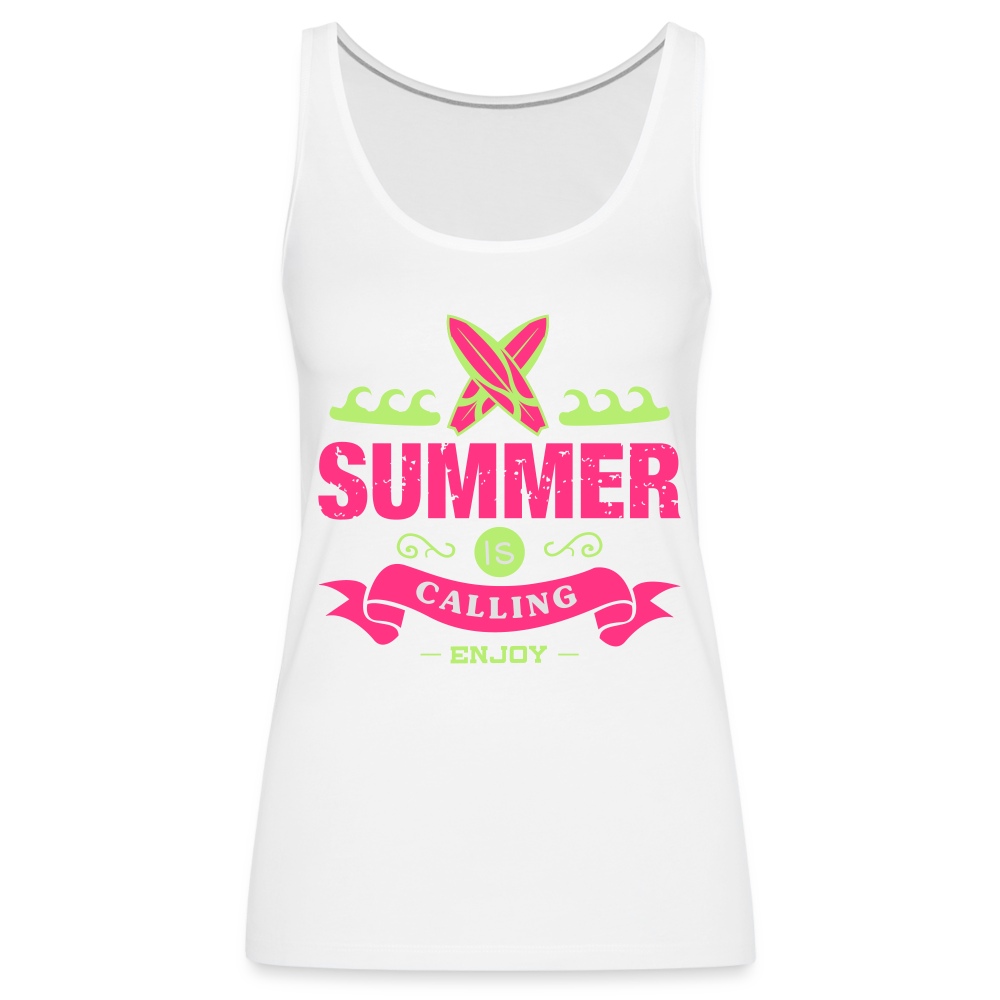 Women’s Premium Tank Top - white