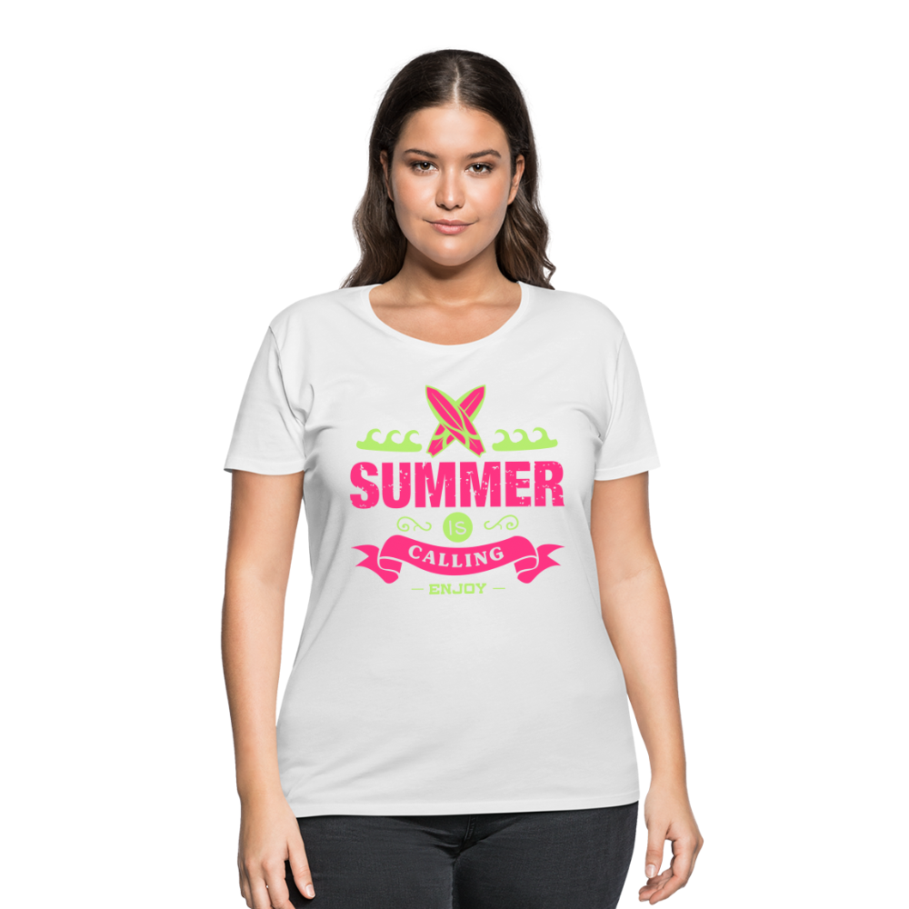 Women’s Curvy T-Shirt - white