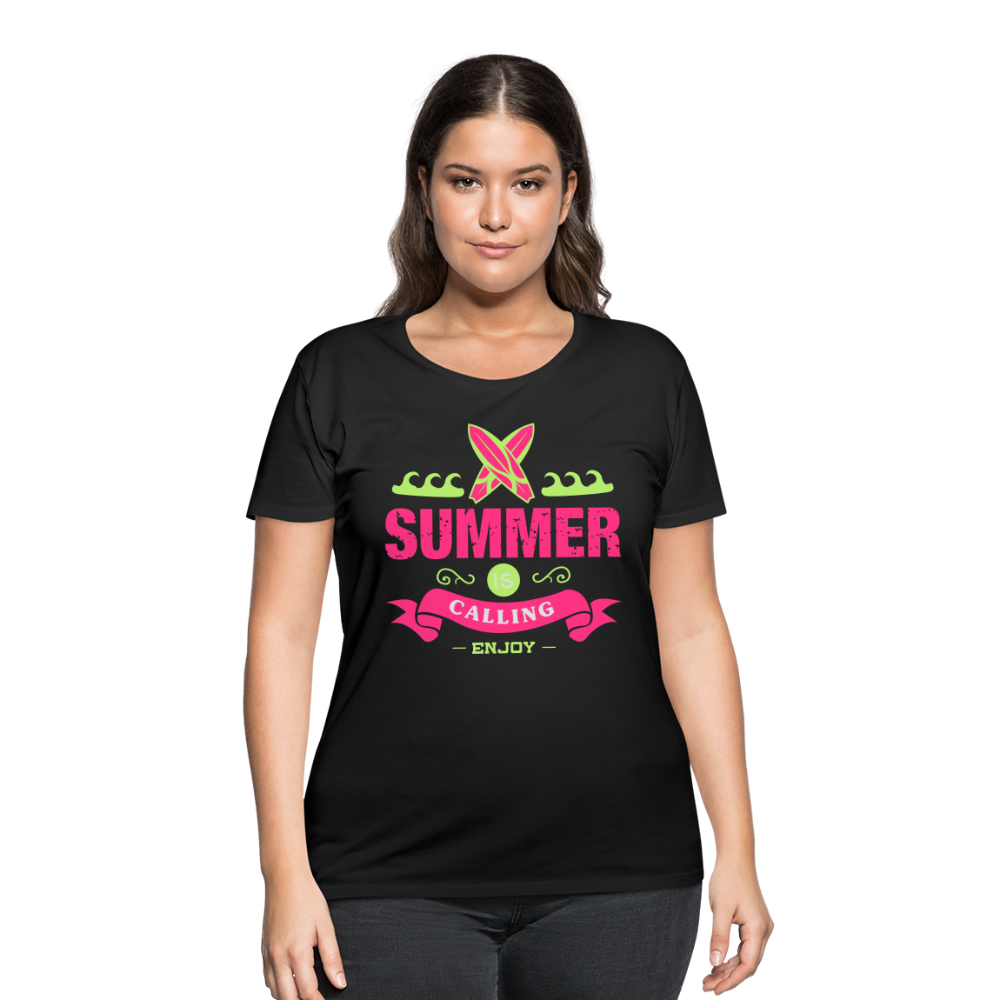 Women’s Curvy T-Shirt - black