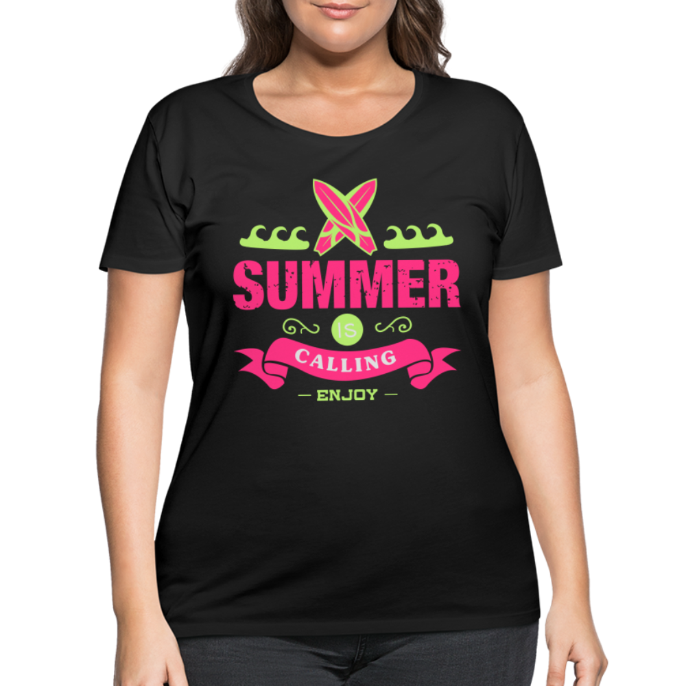 Women’s Curvy T-Shirt - black