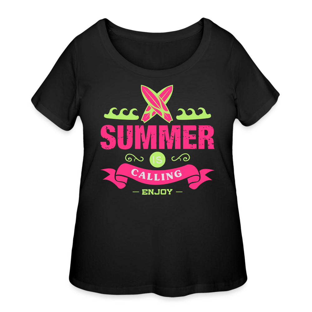 Women’s Curvy T-Shirt - black