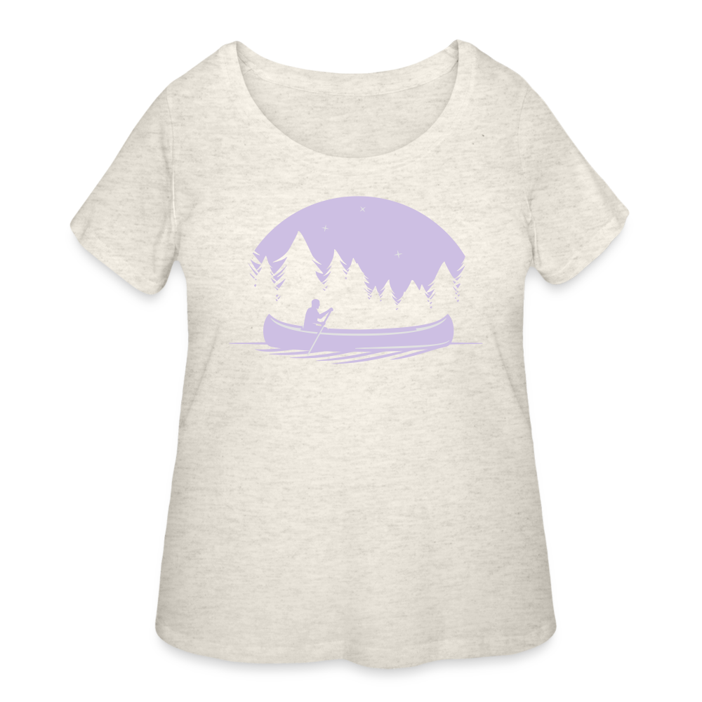 Women’s Curvy T-Shirt - heather oatmeal