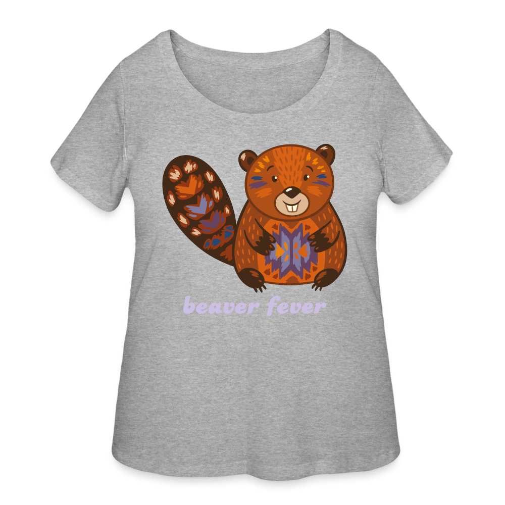 Women’s Curvy T-Shirt - heather gray