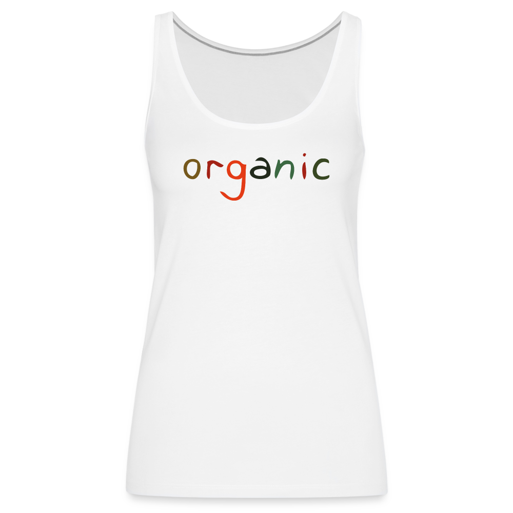 Women’s Premium Tank Top - white