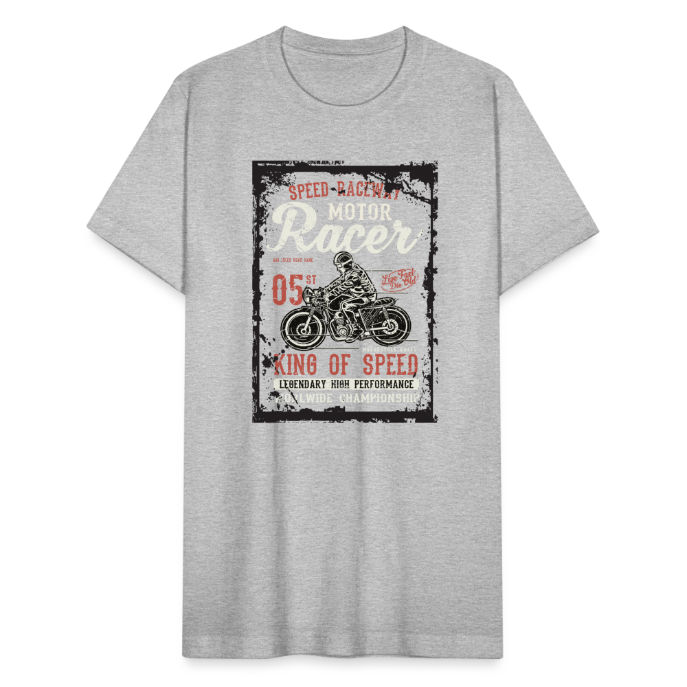 Unisex Jersey T-Shirt by Bella + Canvas - heather gray