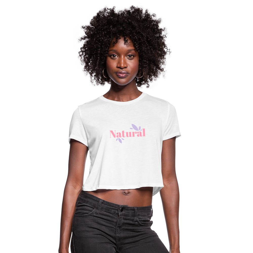 Women's Cropped T-Shirt - white