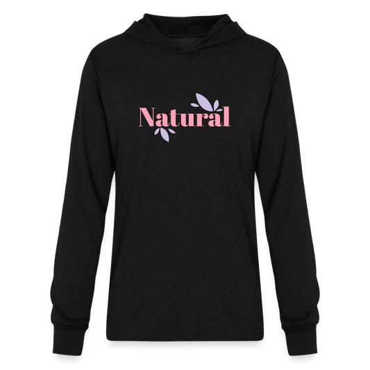 Unisex Long Sleeve Hoodie Shirt - black