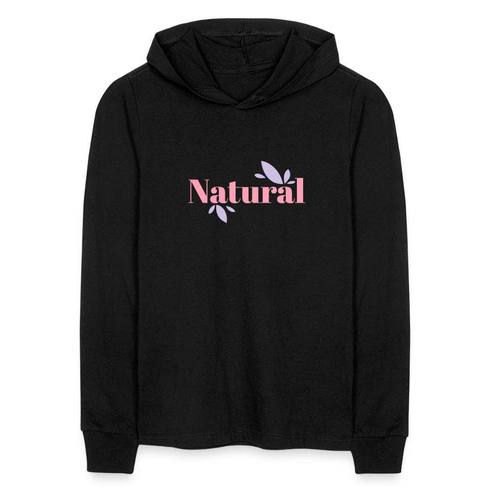 Unisex Long Sleeve Hoodie Shirt - black