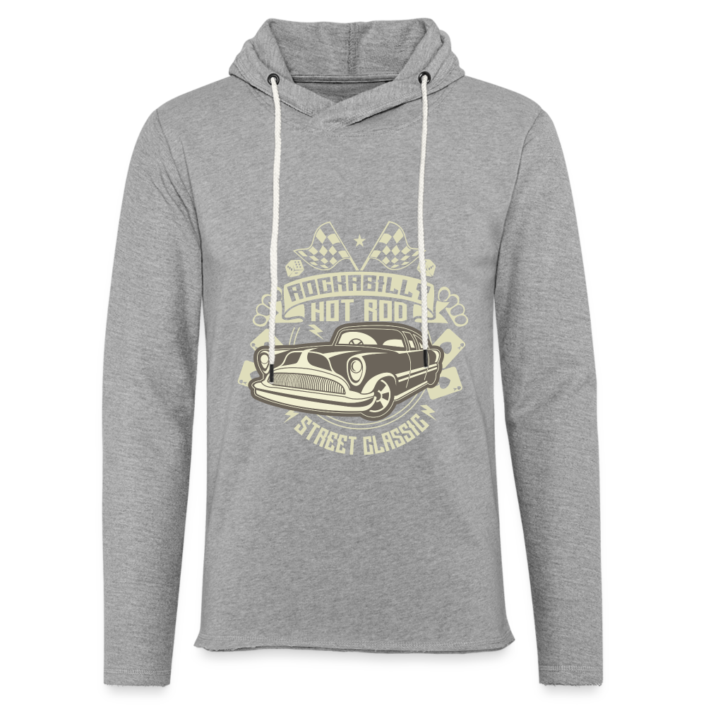 Unisex Lightweight Terry Hoodie - heather gray