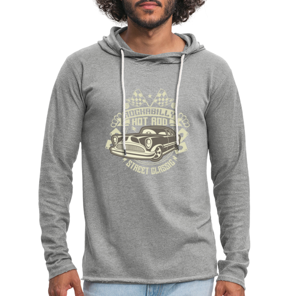 Unisex Lightweight Terry Hoodie - heather gray