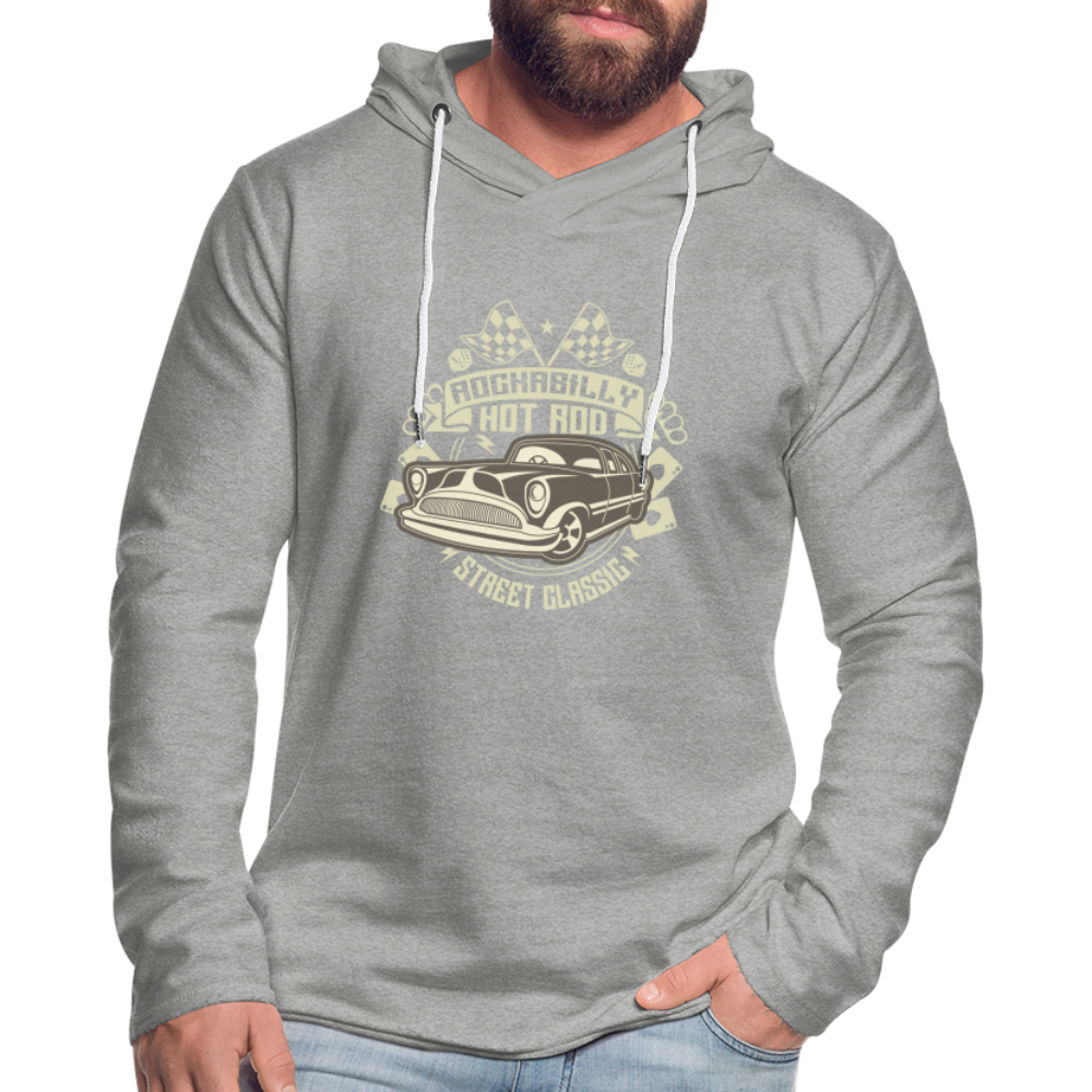 Unisex Lightweight Terry Hoodie - heather gray