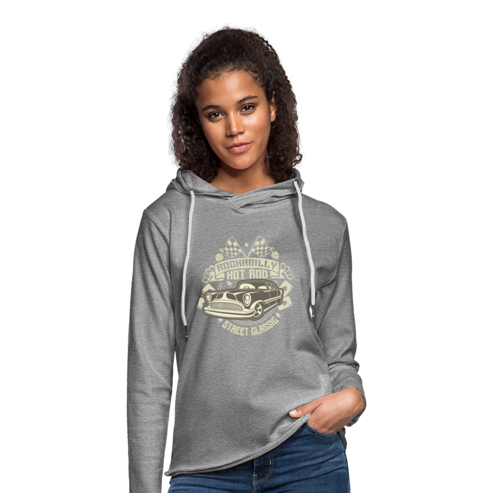 Unisex Lightweight Terry Hoodie - heather gray