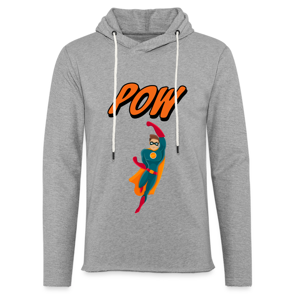 Unisex Lightweight Terry Hoodie - heather gray