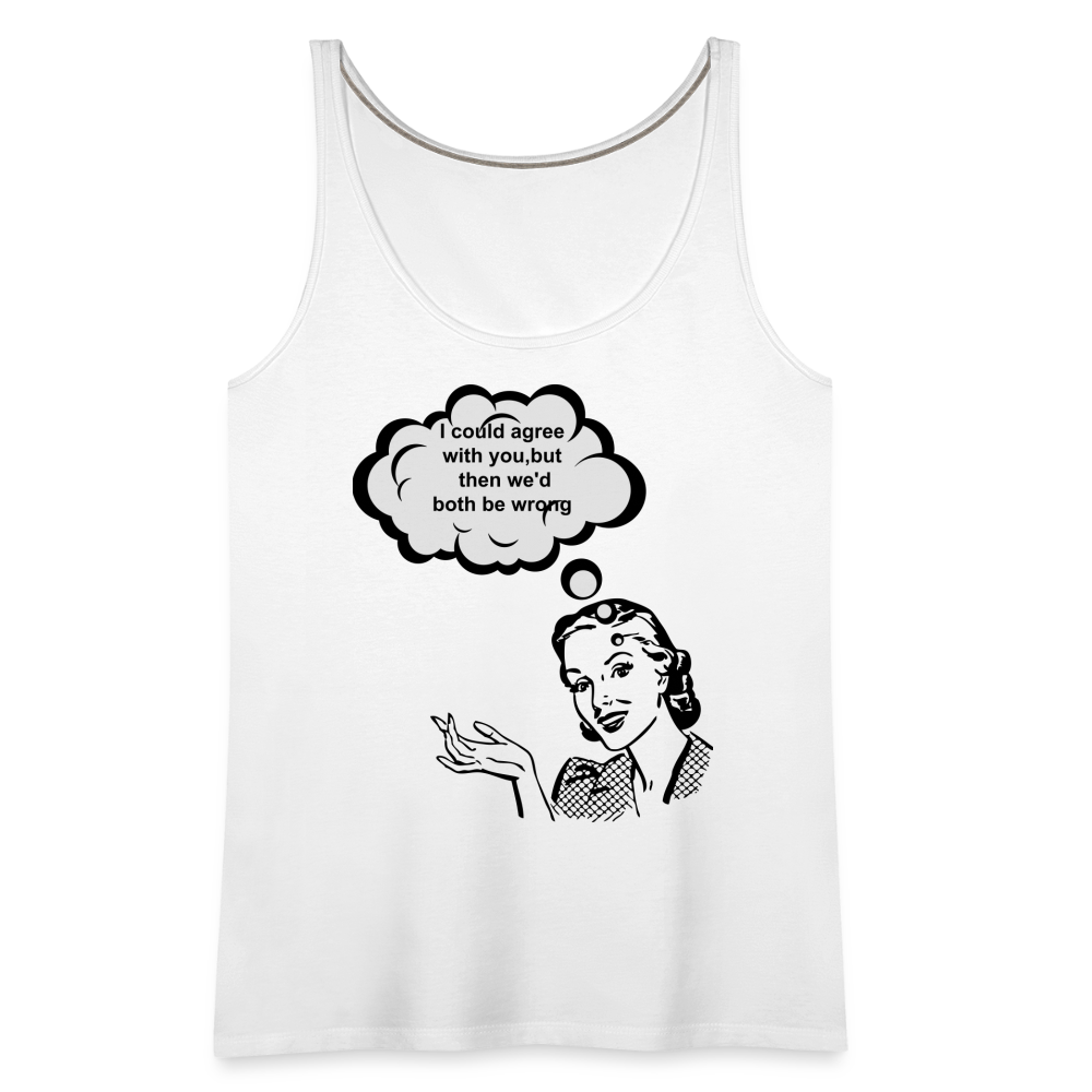 Women’s Premium Tank Top - white