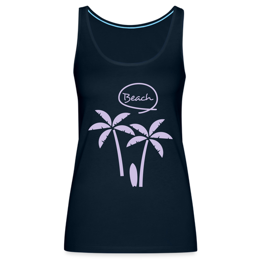 Women’s Premium Tank Top - deep navy