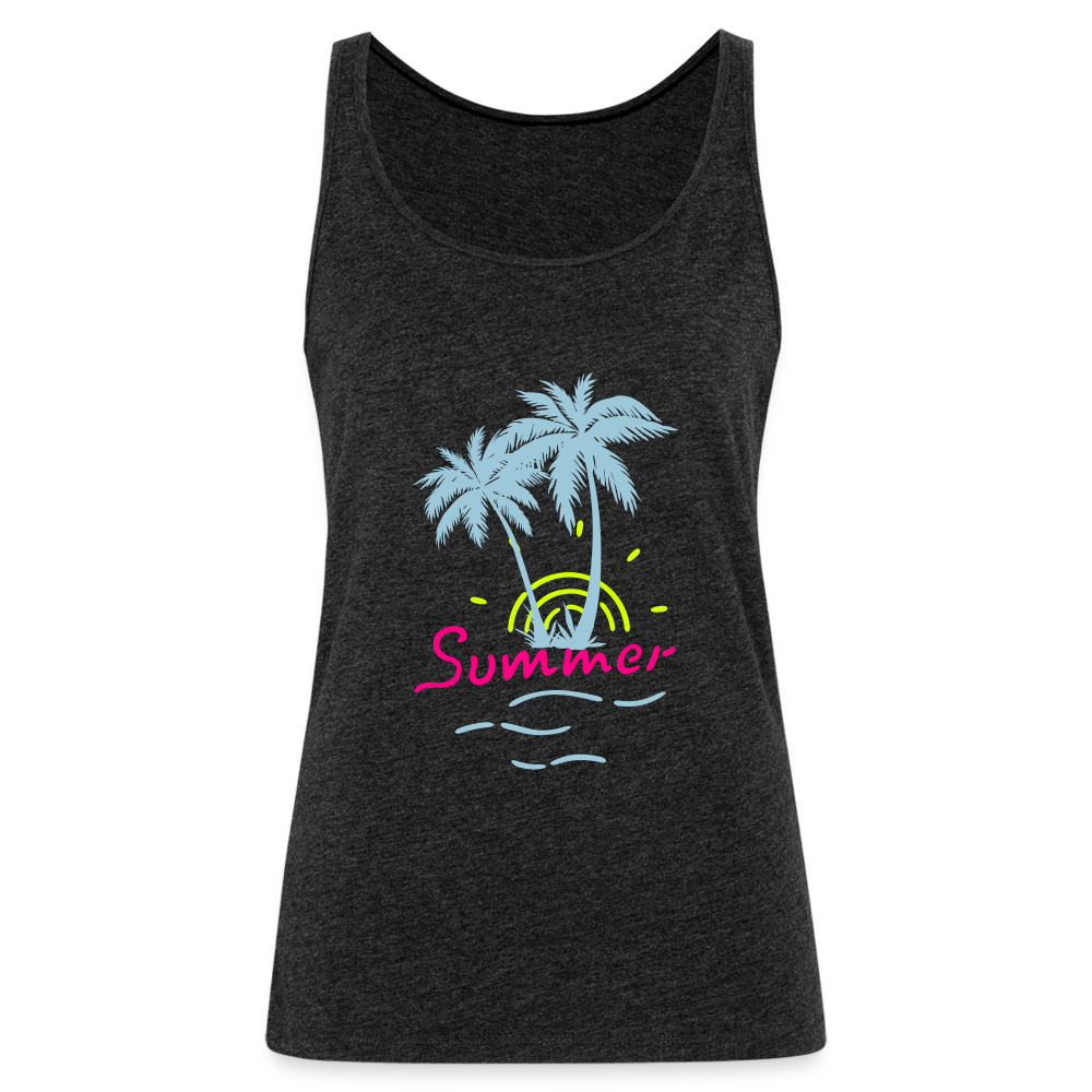 Women’s Premium Tank Top - charcoal grey