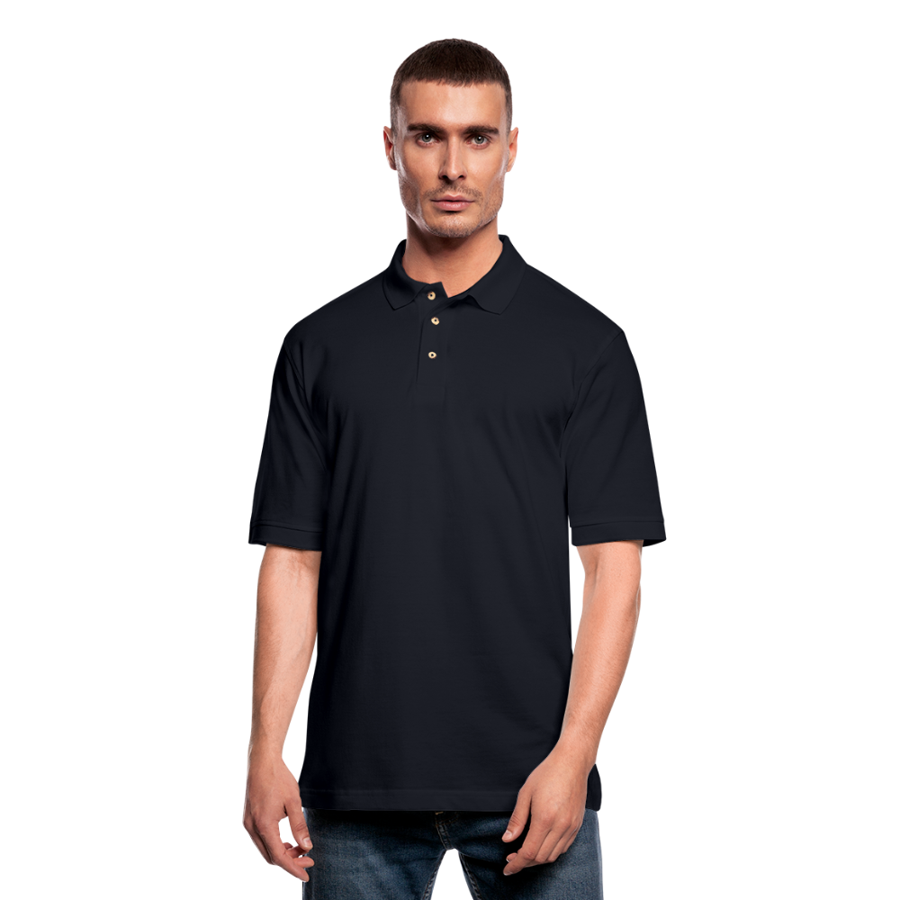 Men's Pique Polo Shirt - midnight navy