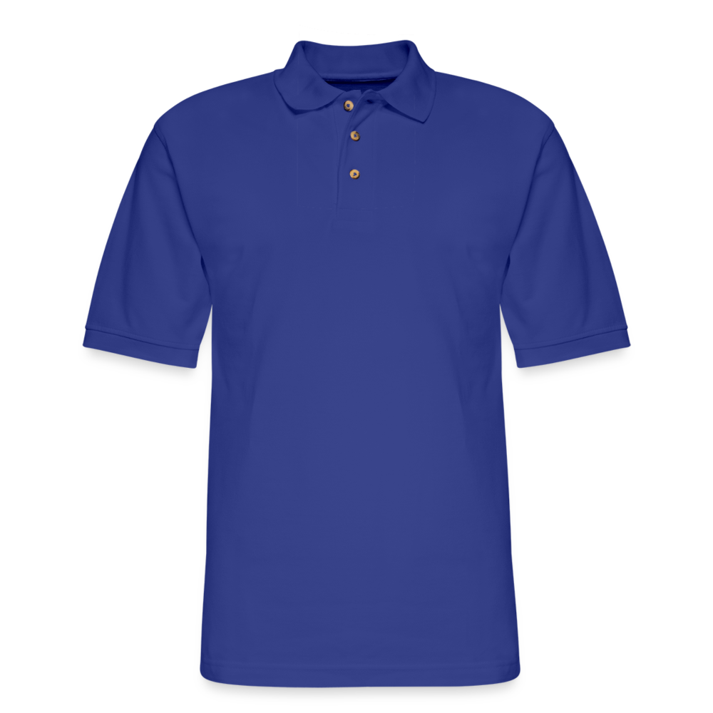 Men's Pique Polo Shirt - royal blue