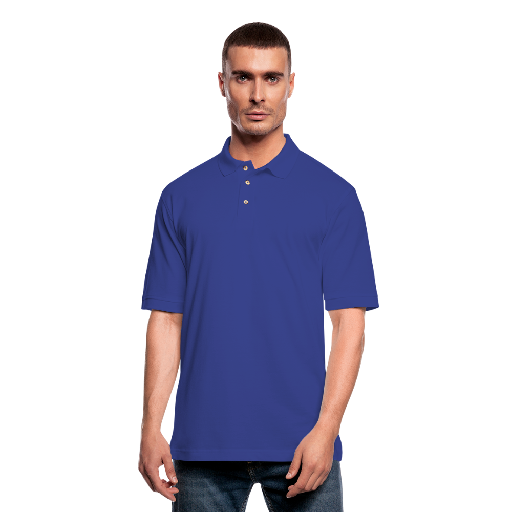 Men's Pique Polo Shirt - royal blue