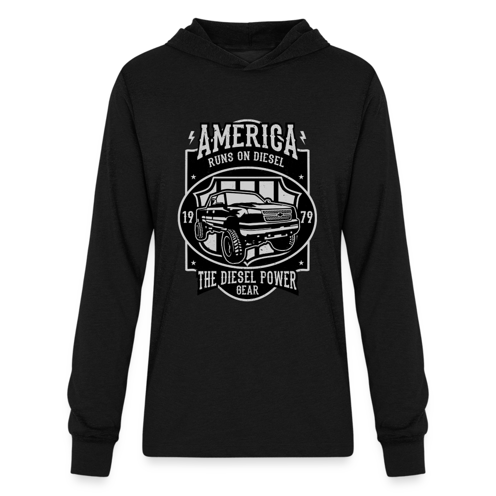 Unisex Long Sleeve Hoodie Shirt - black