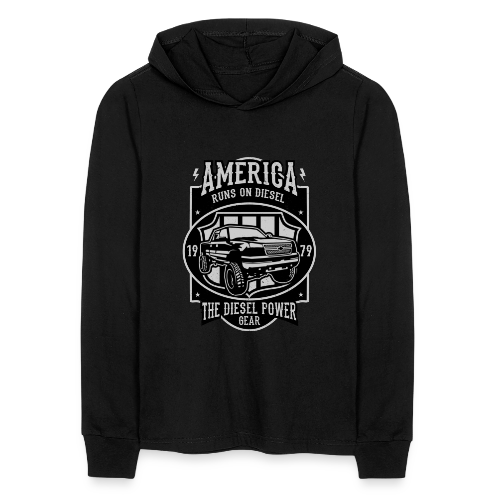 Unisex Long Sleeve Hoodie Shirt - black