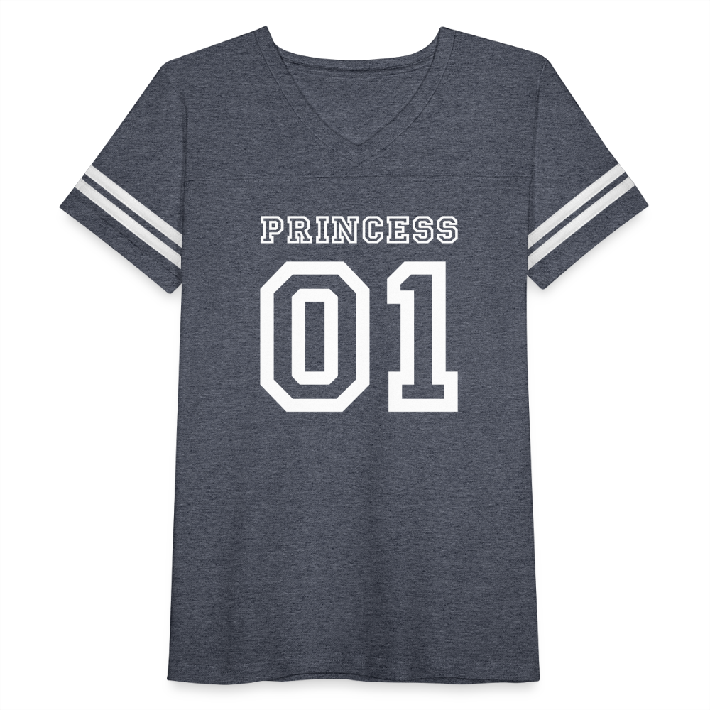 Women’s Vintage Sport T-Shirt - vintage navy/white