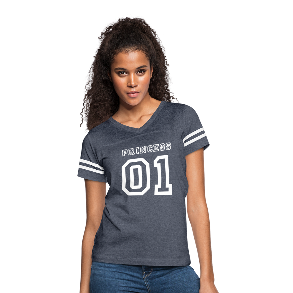 Women’s Vintage Sport T-Shirt - vintage navy/white