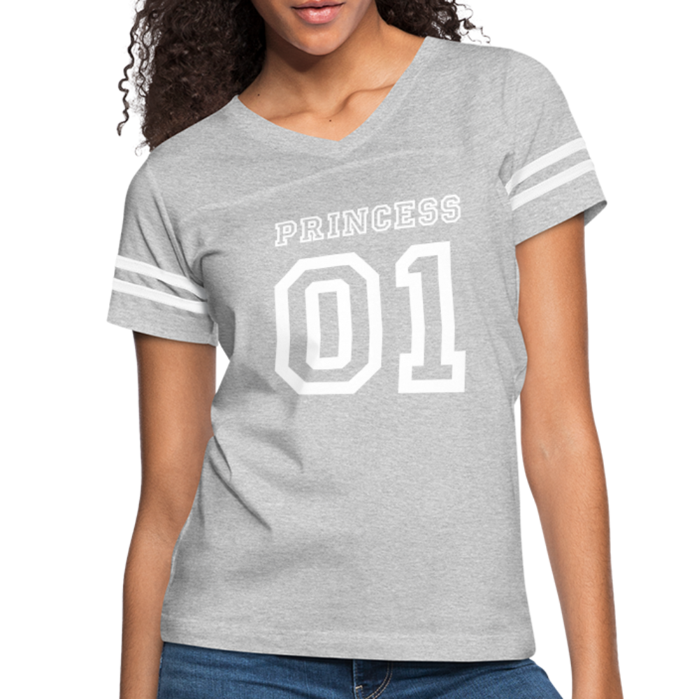 Women’s Vintage Sport T-Shirt - heather gray/white