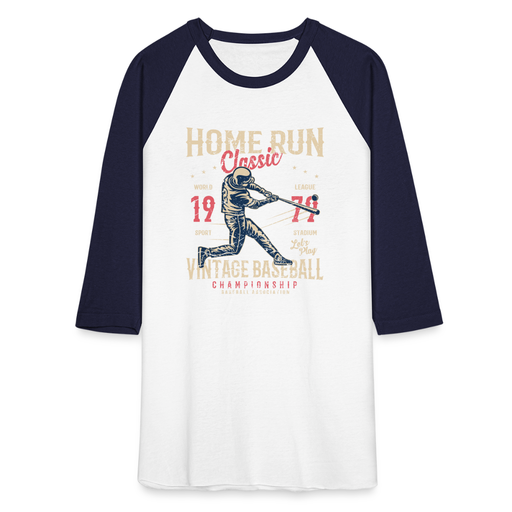 Baseball T-Shirt - white/navy