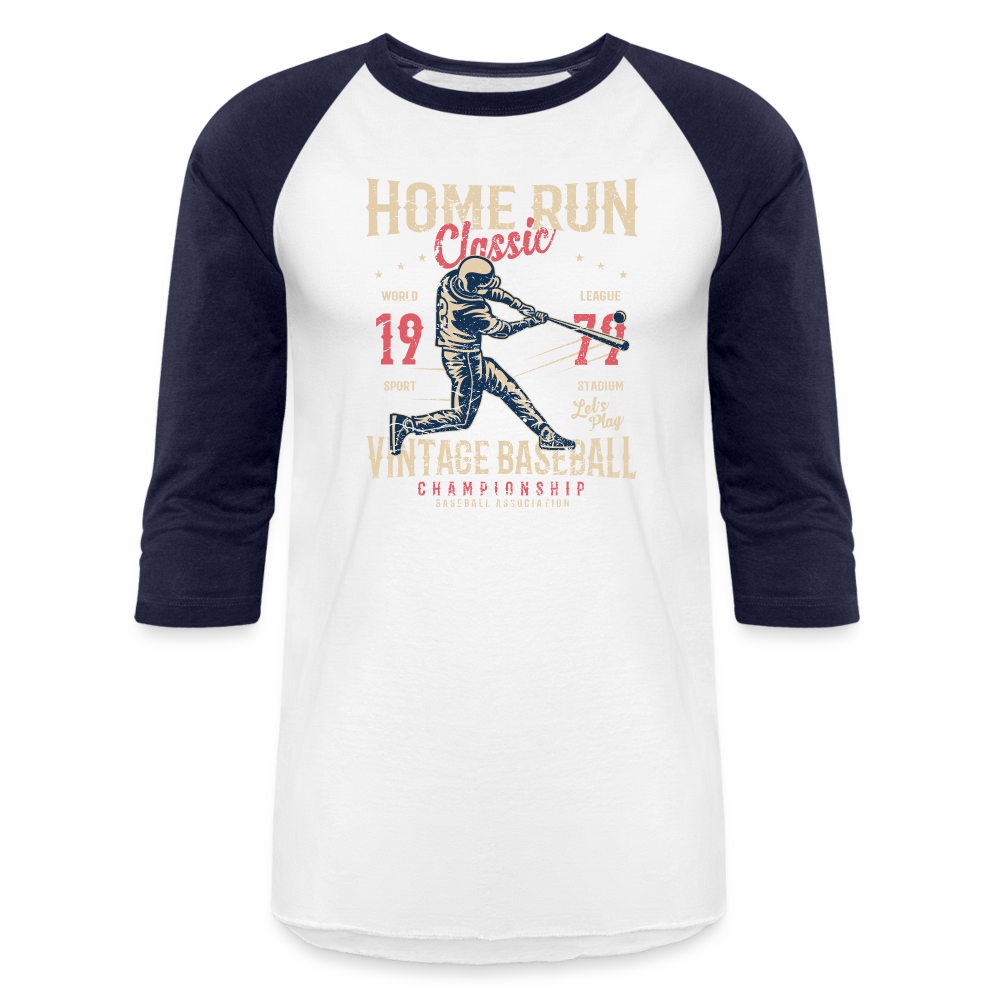 Baseball T-Shirt - white/navy