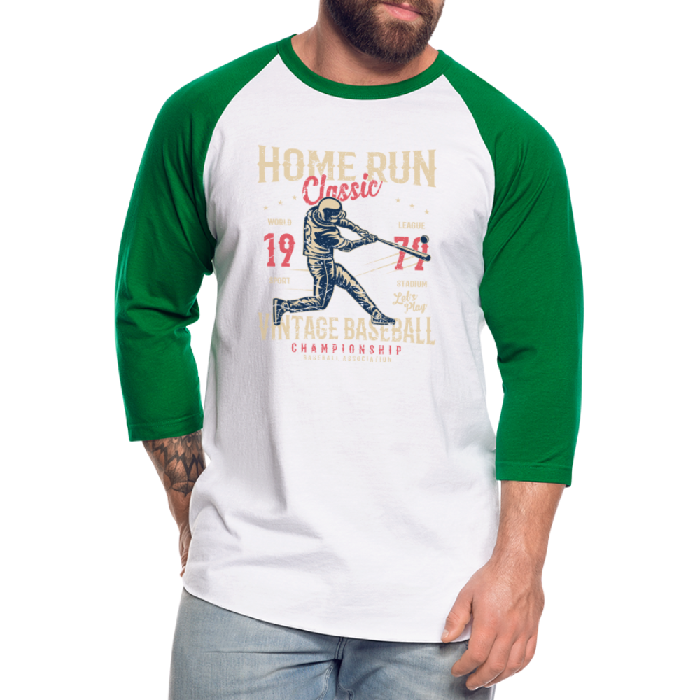 Baseball T-Shirt - white/kelly green