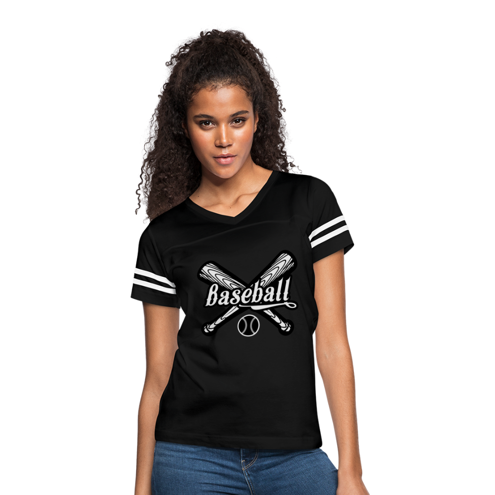 Women’s Vintage Sport T-Shirt - black/white