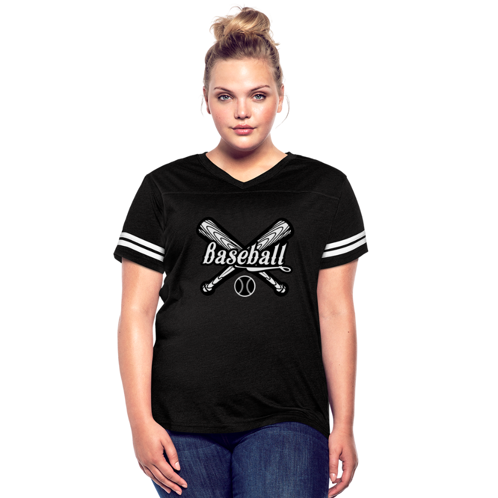 Women’s Vintage Sport T-Shirt - black/white