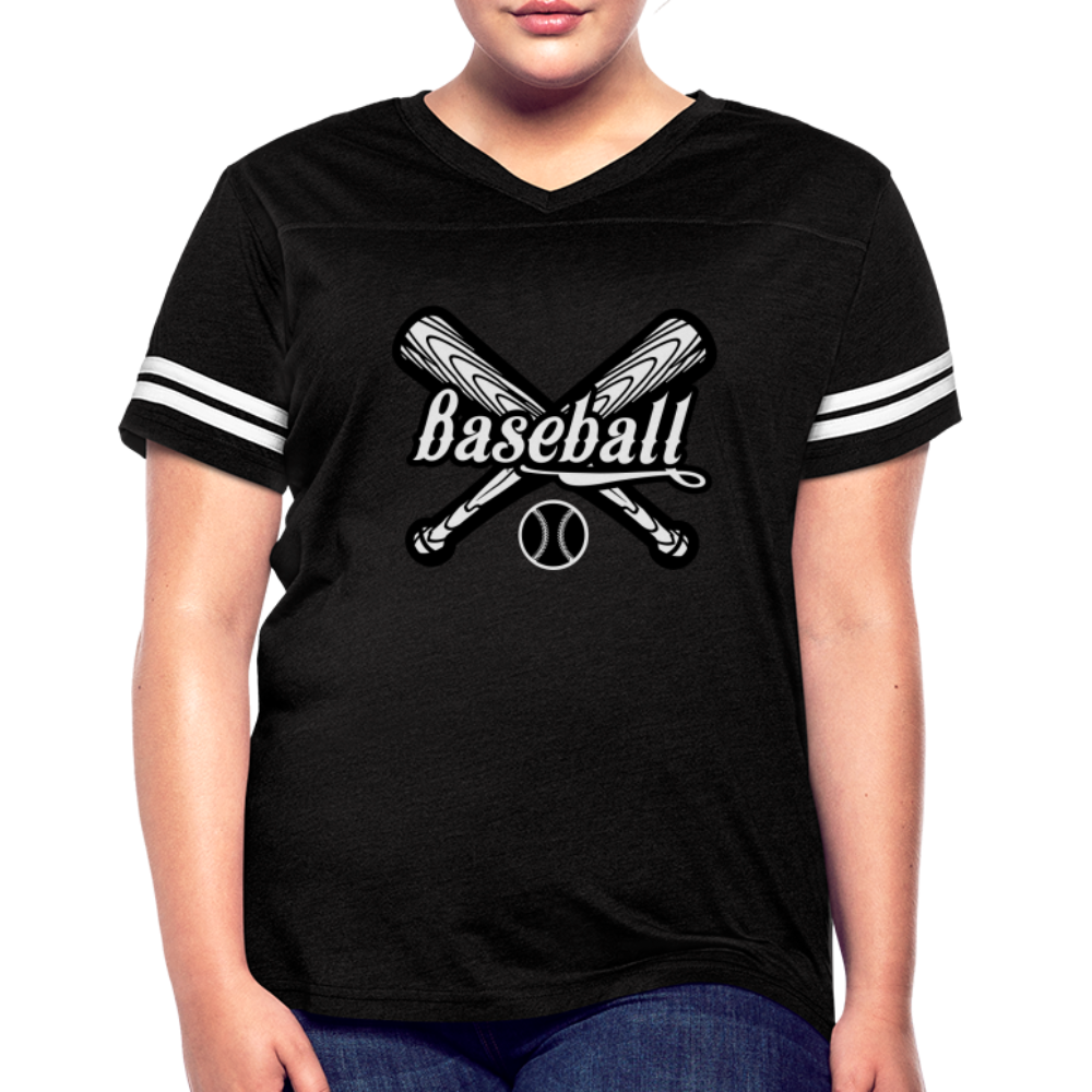 Women’s Vintage Sport T-Shirt - black/white