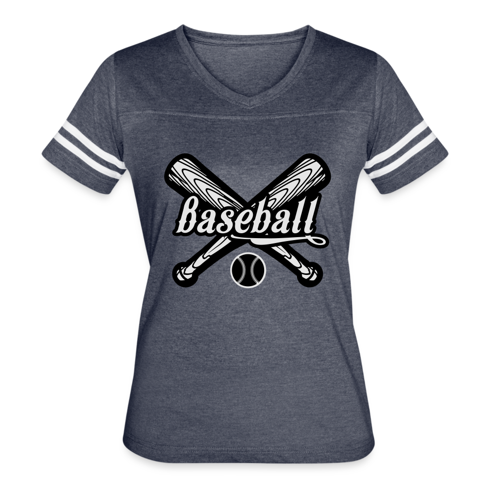 Women’s Vintage Sport T-Shirt - vintage navy/white