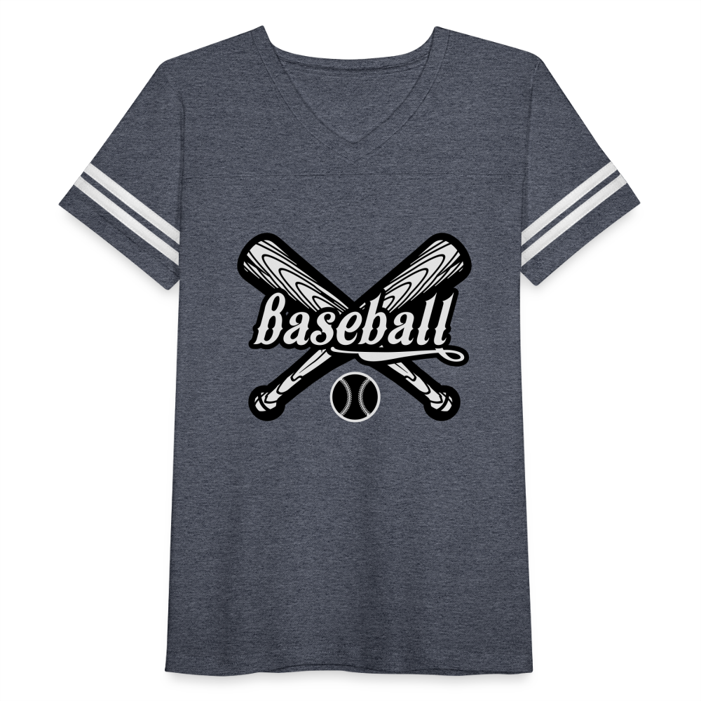 Women’s Vintage Sport T-Shirt - vintage navy/white