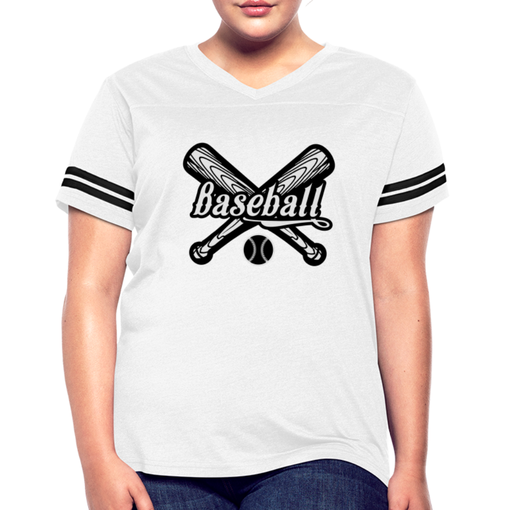 Women’s Vintage Sport T-Shirt - white/black