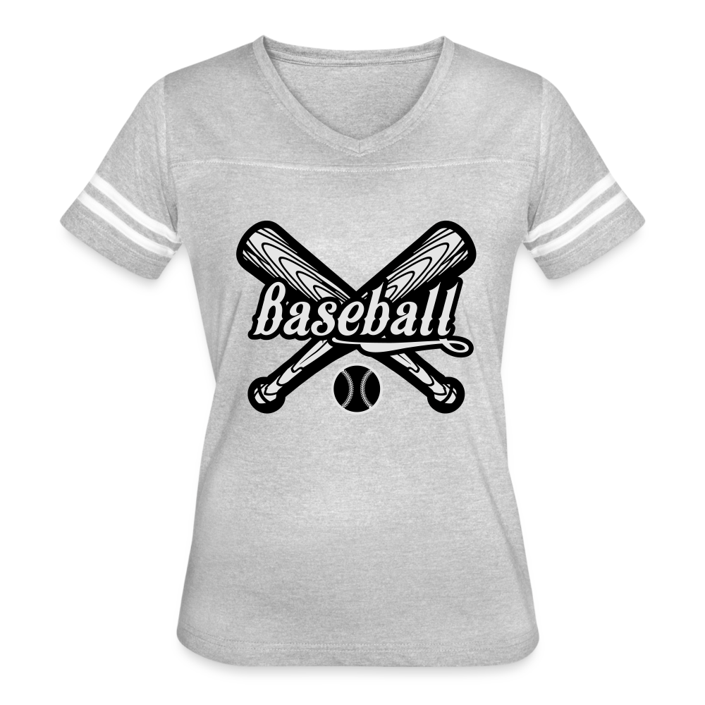 Women’s Vintage Sport T-Shirt - heather gray/white