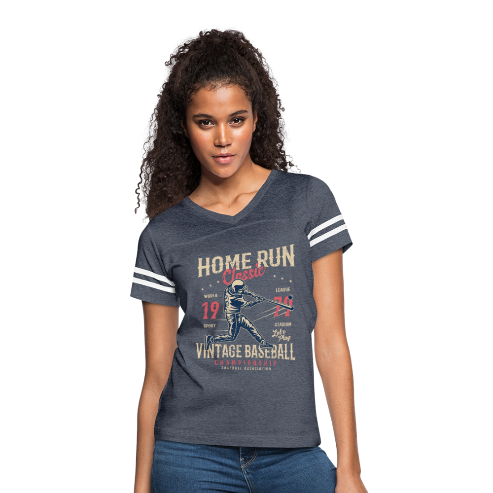 Women’s Vintage Sport T-Shirt - vintage navy/white