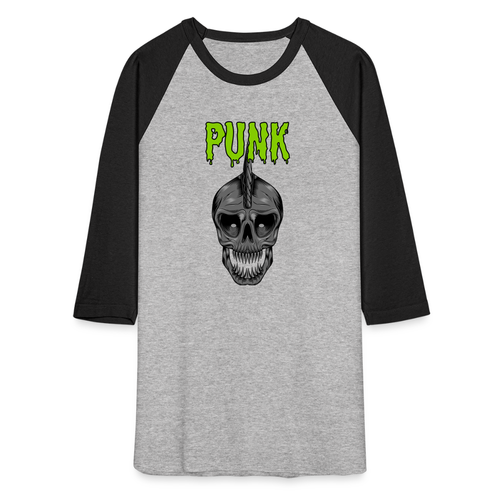 Baseball T-Shirt - heather gray/black