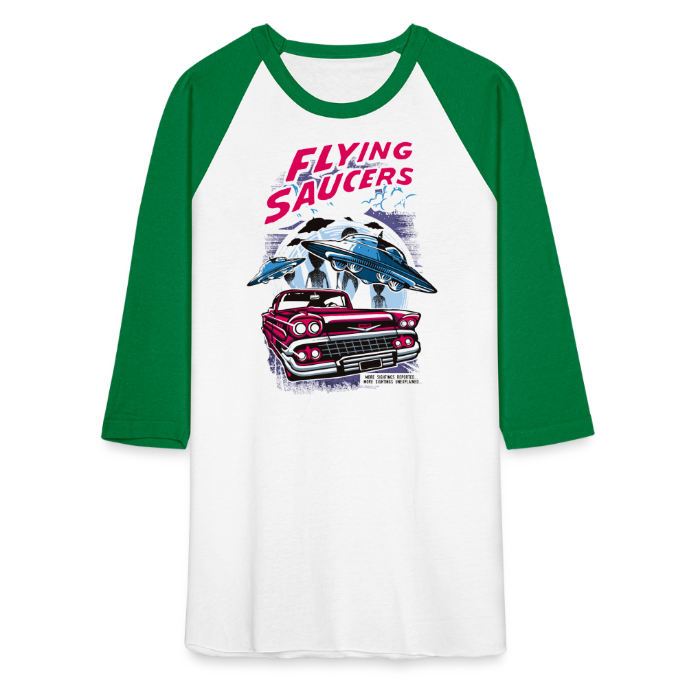 Baseball T-Shirt - white/kelly green