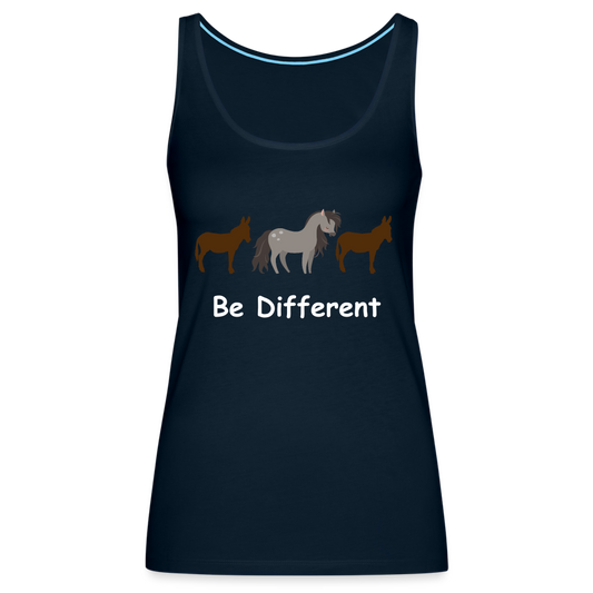 Women’s Premium Tank Top - deep navy