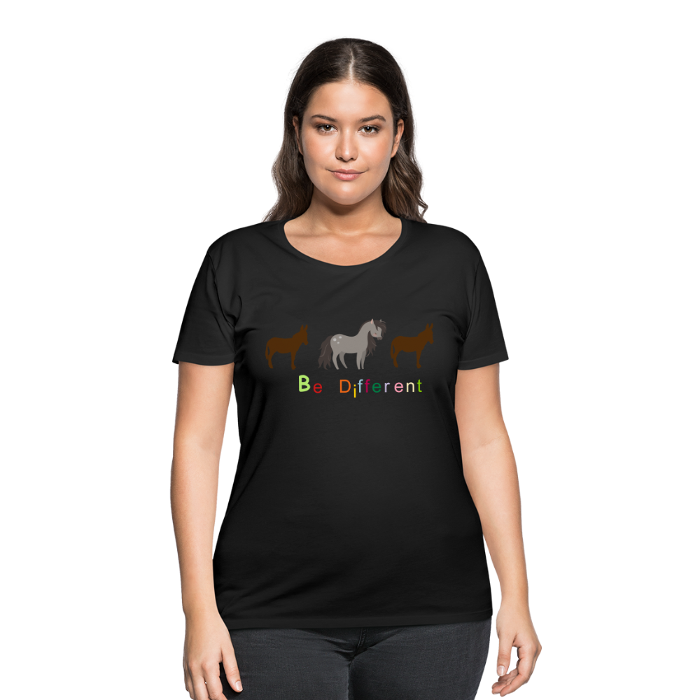 Women’s Curvy T-Shirt - black