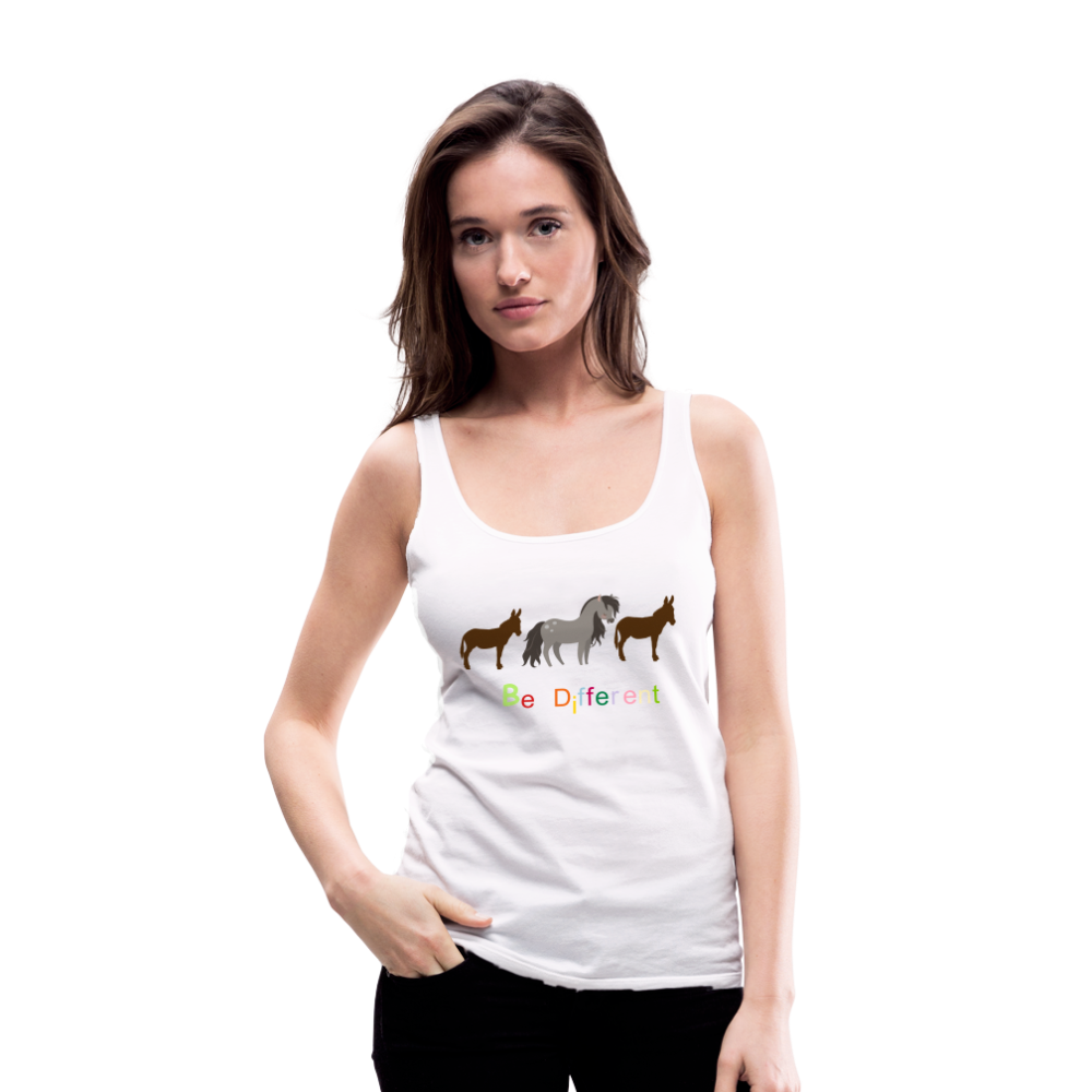 Women’s Premium Tank Top - white