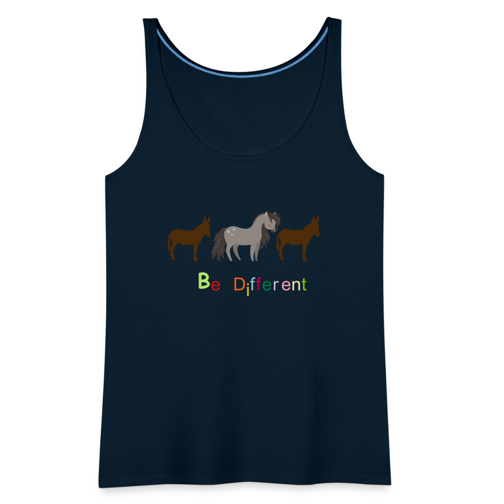 Women’s Premium Tank Top - deep navy