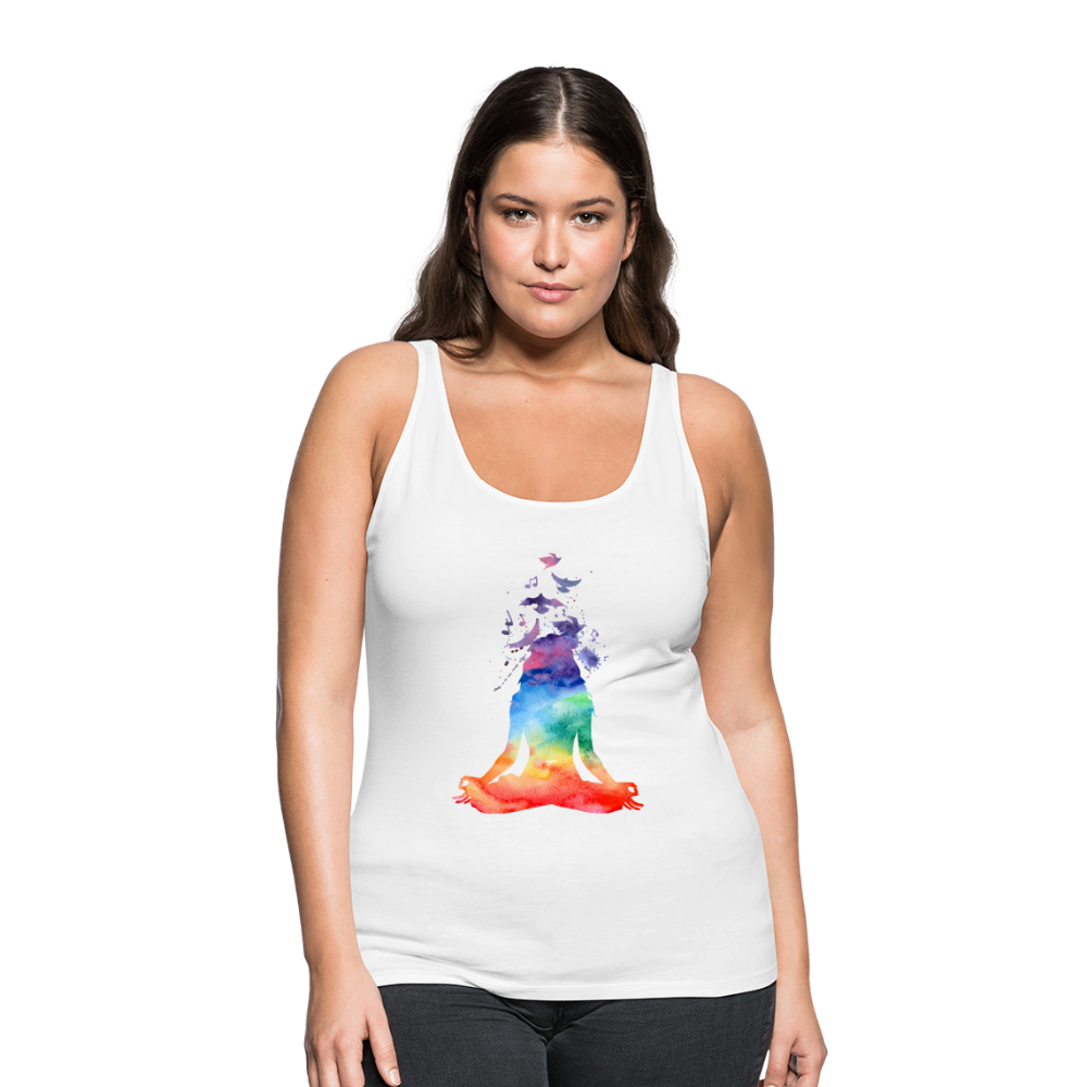 Women’s Premium Tank Top - white