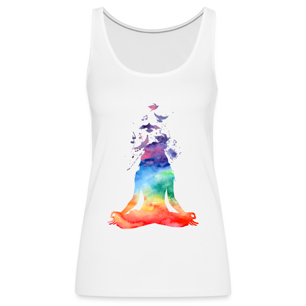 Women’s Premium Tank Top - white