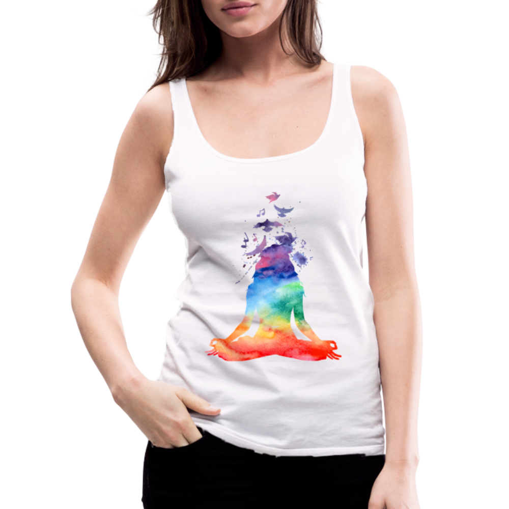 Women’s Premium Tank Top - white