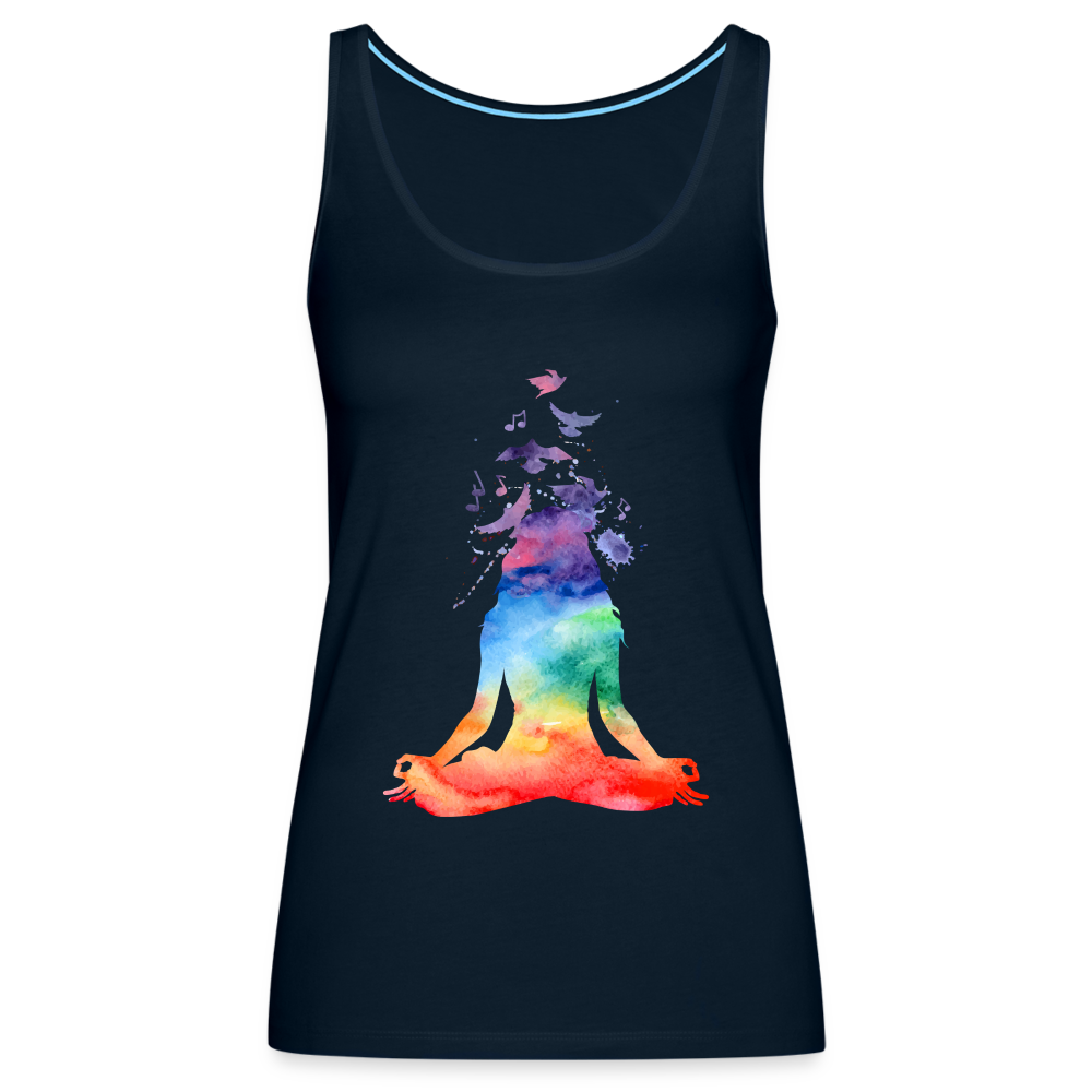 Women’s Premium Tank Top - deep navy