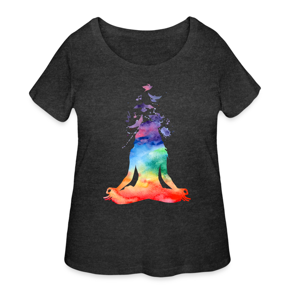 Women’s Curvy T-Shirt - deep heather